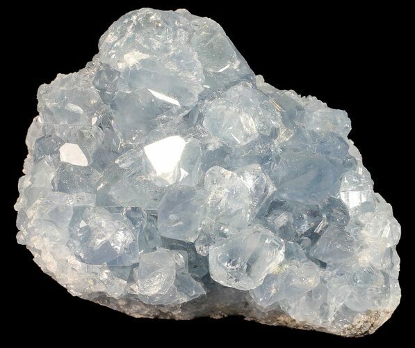 Sky Blue Celestine (Celestite) Crystal Cluster - Madagascar #54806